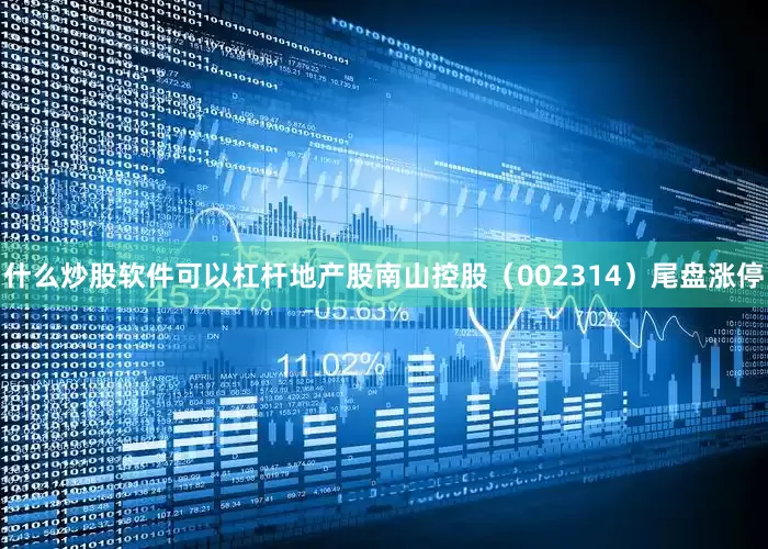 什么炒股软件可以杠杆地产股南山控股（002314）尾盘涨停