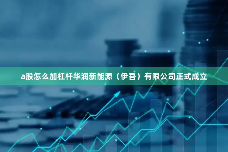 a股怎么加杠杆华润新能源（伊吾）有限公司正式成立